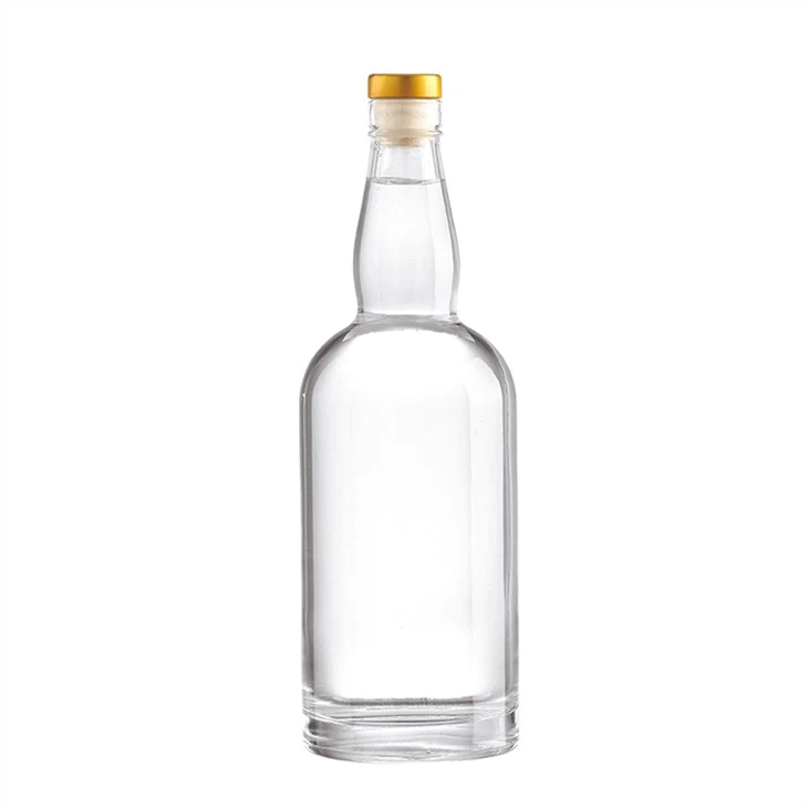 Bouteille en verre de vodka high white