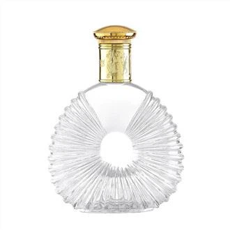 Bouteille en verre à whisky ronde