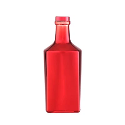 Bouteilles en verre givrées de couleur givrée de couleur personnalisable